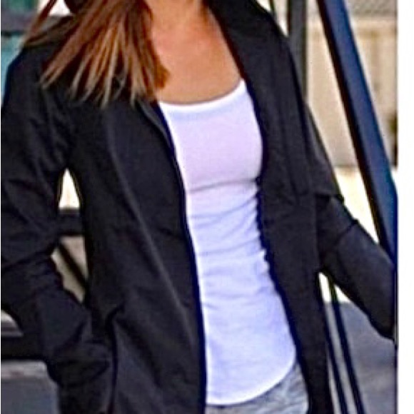 Lululemon long black rain coat size 2 - Picture 4 of 6